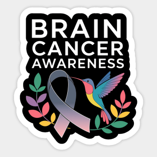 Brain Tumor Awareness Brain Cancer Sticker